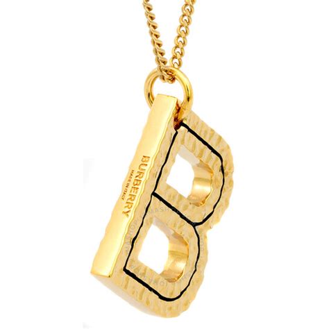 burberry alphabet necklace|burberry necklace for men.